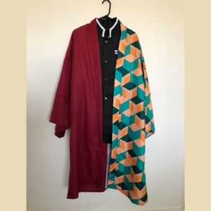 Demon Slayer - Tanjirou Tomioka Outfit set Cosplay (New w/o Tag)